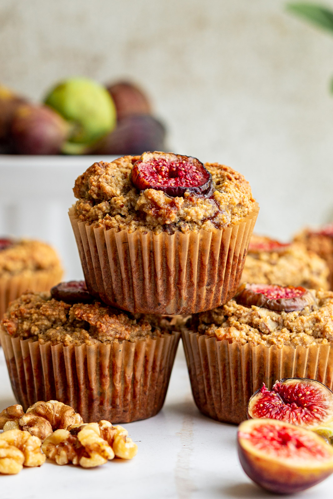 PlantBased Fresh Fig Muffins